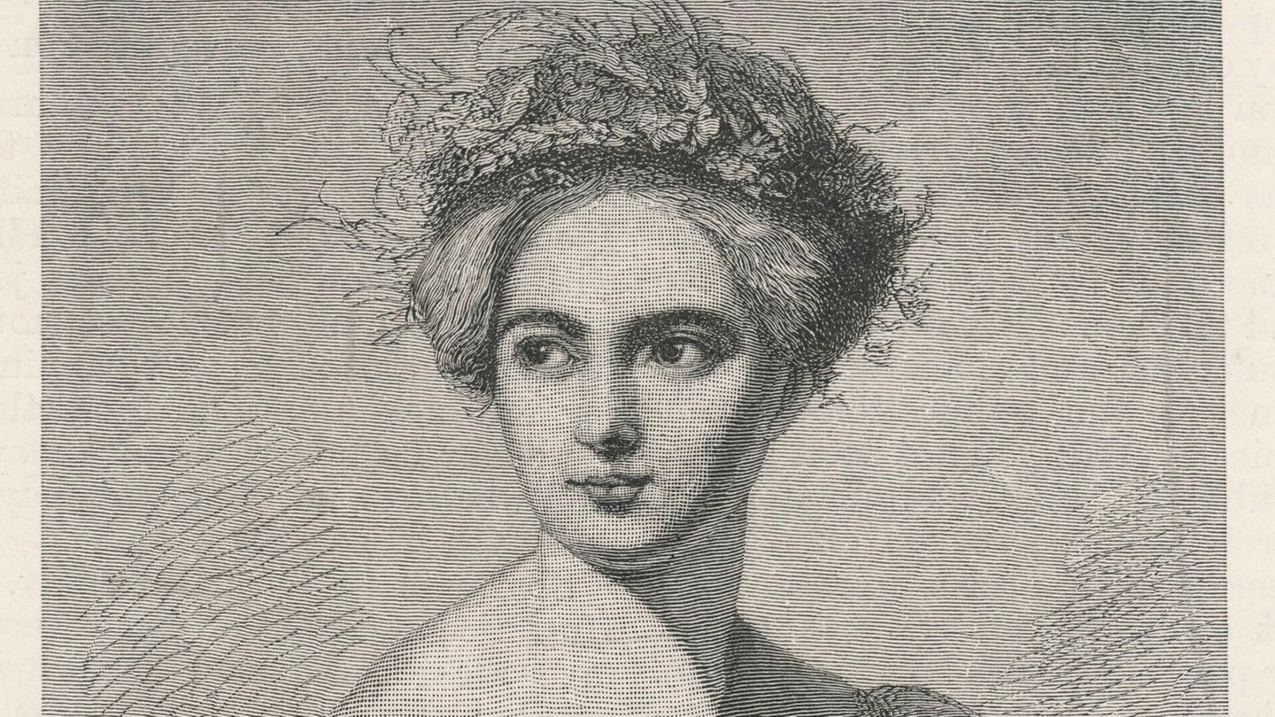 Fanny Hensel auf einem Bild von 1888