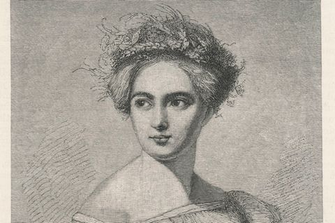 Fanny Hensel auf einem Bild von 1888