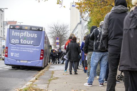 Ein Impfbuss