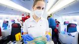 Impfzentrum an Bord einer Boeing 777 von Austrian Airlines