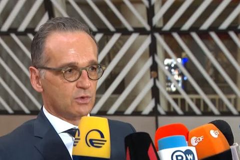 Video: "Werden die Sanktionen weiter verschärfen": Maas kündigt weitere Schritte gegen Belarus an