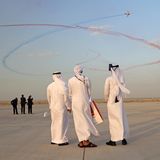 Mitten in der Wüste: Die Dubai Airshow findet nicht auf dem bekannten Dubai Airport (DXB), sondern auf dem Flughafen Dubai-World Central International (DWC) statt.