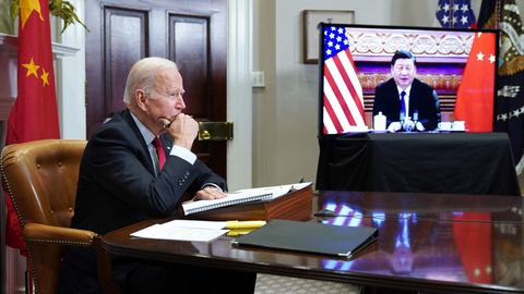 Rund dreieinhalb Stunden dauerte die Videoschalte zwischen US-Präsident Joe Biden und Chinas Staatschef Xi Jinping