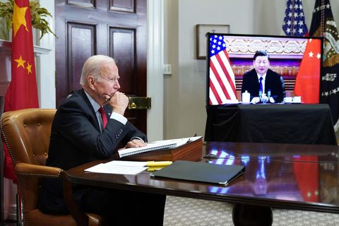 Rund dreieinhalb Stunden dauerte die Videoschalte zwischen US-Präsident Joe Biden und Chinas Staatschef Xi Jinping