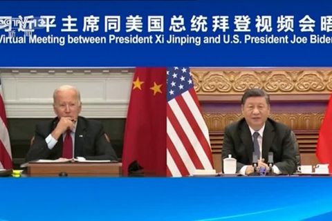Video: Biden und Xi sprechen bei Video-Gipfel Konfliktthemen an