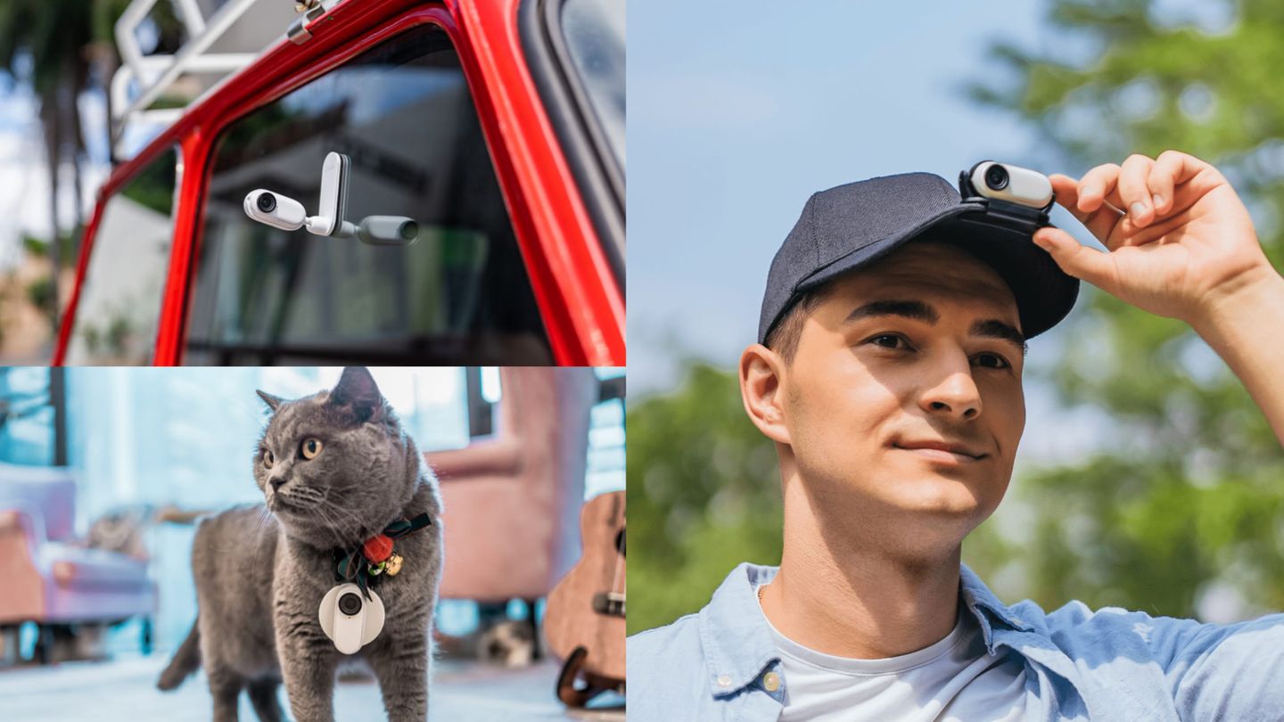 Insta360 GO 2  Das Smartphone hat den Markt für Videokameras vernichtet. Ein paar Nischen sind jedoch geblieben,  eine hat sich die Insta360 GO 2 erobert. Mit der winzigen Actioncam lassen sich  einzigartige Perspektiven einfangen. Lediglich daumengroß und 26 Gramm leicht passt sie an den Mützenschirm, via Magnetclip ans T-Shirt, via Saugnapf an den Helm oder das Skateboard, an das Katzenhalsband oder auf den Rücken des Hundes.  Bis vier Meer tief darf der Däumling ins Wasser, er kann in Zeitlupe sowie Zeitraffer aufnehmen und Fotos schießen. Die Magie geschieht in der mitgelieferten iOS/Android-App. Die Software kann dank KI Szenen erkennen, Filme schneiden, Filter und Sound hinzufügen und auch gleich alles auf Instagram oder YouTube veröffentlichen. Auf YouTube gibt es einige auf das Filmen mit diesen Kleinstkameras spezialisierte Kanäle, einer wird von Insta360 selbst betrieben. 