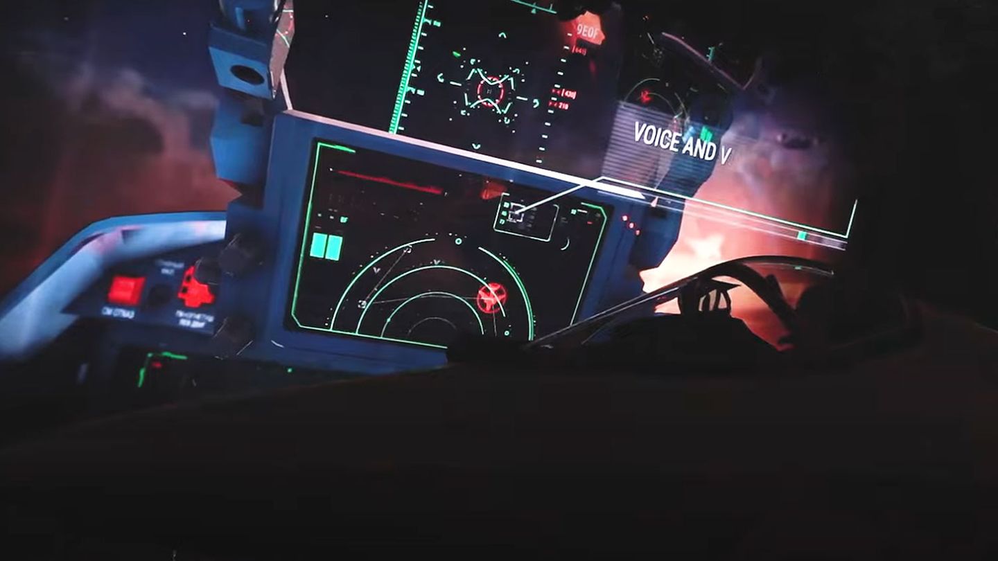 Cockpit des Demonstrators