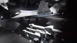 Die Su-75 wurde mit einem ganzen Arsenal an Waffen ausgestellt.