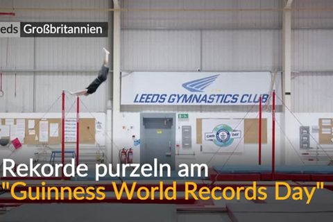 Video: Rekorde purzeln am "Guinness World Records Day"