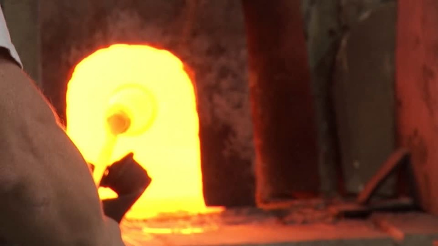 Video: Ofen aus auf Murano