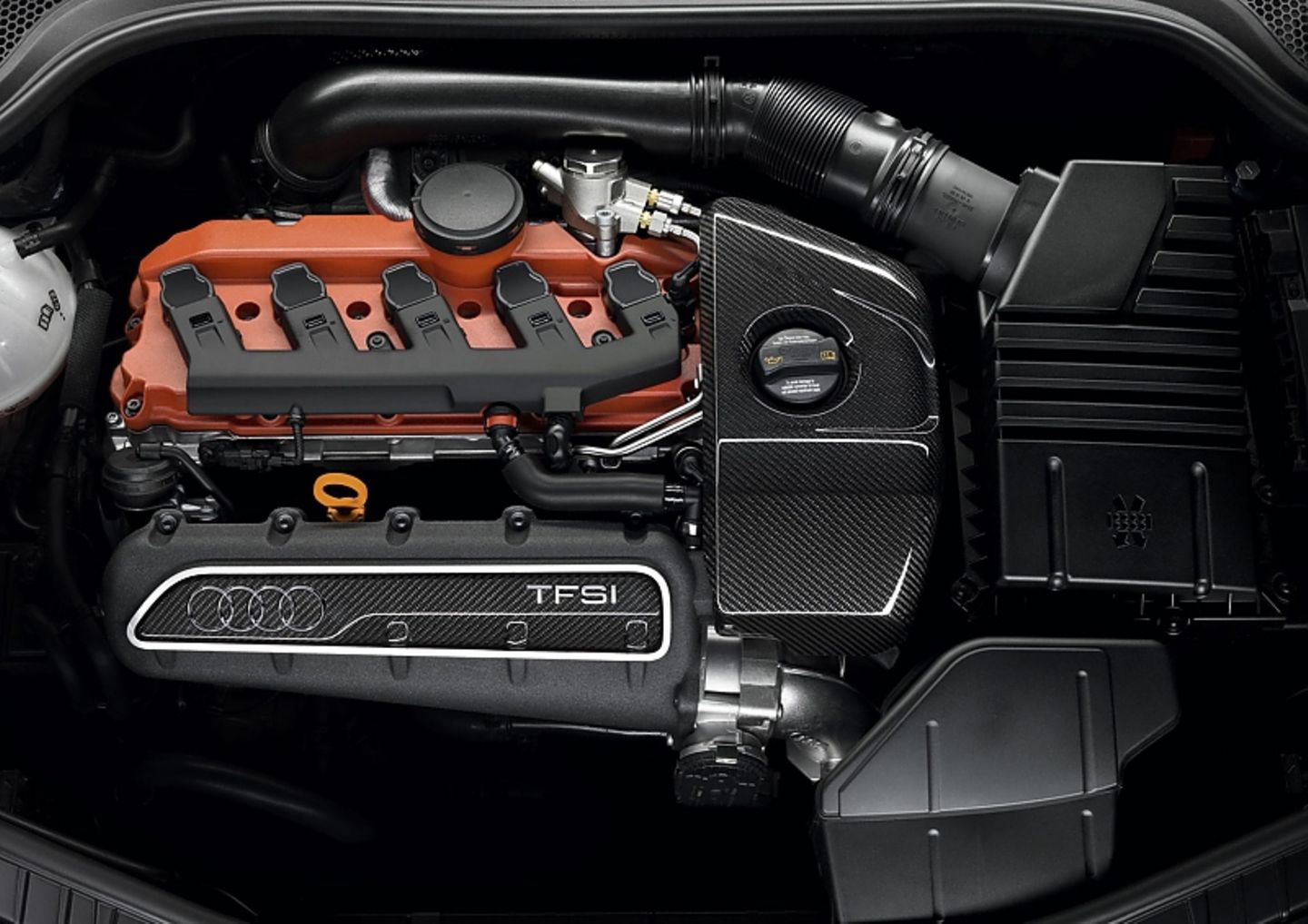 Der Motor des Audi TT RS Coupé 8J (2009)