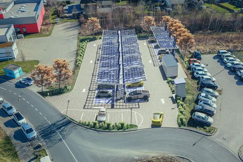 Die geplante E-Tankstelle von EnBW