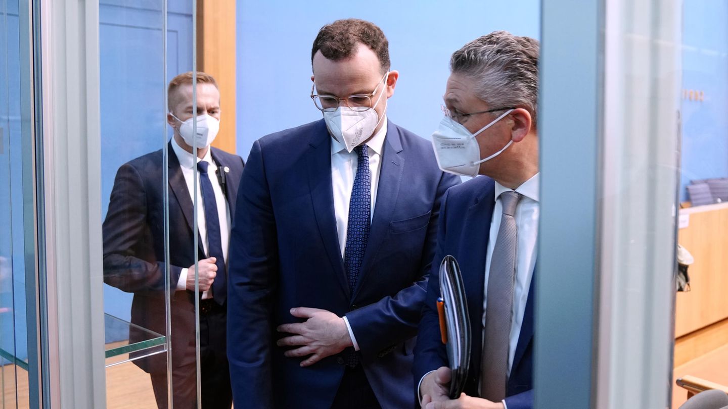 Jens Spahn und Lothar Wieler