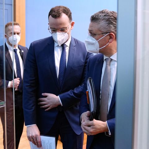 Jens Spahn und Lothar Wieler