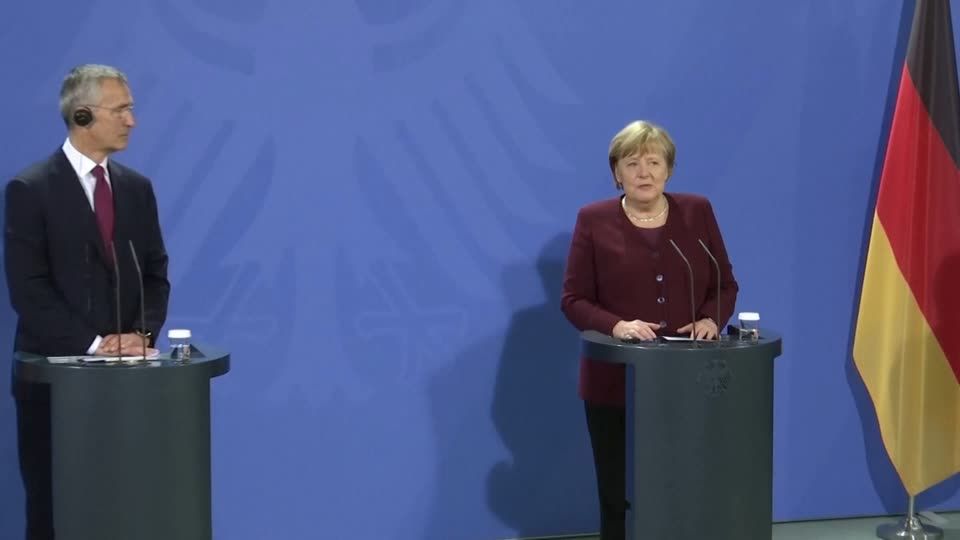 Video: Merkel und die NATO: "immer gut und konstruktiv" Video: Merkel und die NATO: "immer gut und konstruktiv"