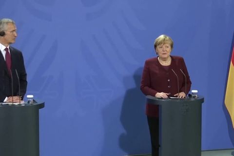 Video: Merkel und die NATO: "immer gut und konstruktiv"