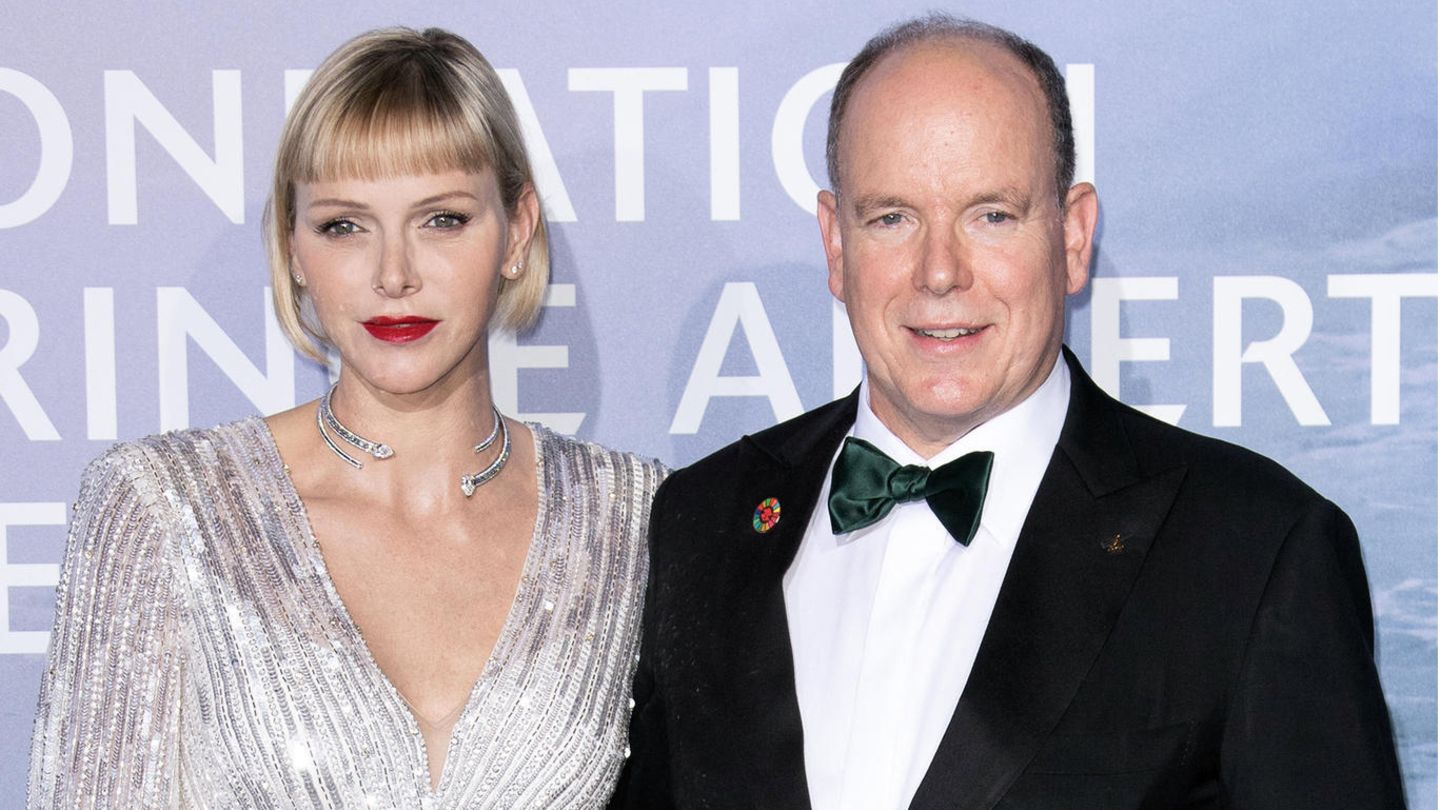 Charlène von Monaco und ihr Mann Albert Charlène von Monaco und ihr Mann Albert