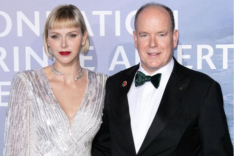 Charlène von Monaco und ihr Mann Albert