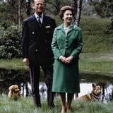 Königin Elizabeth II. und der Herzog von Edinburgh