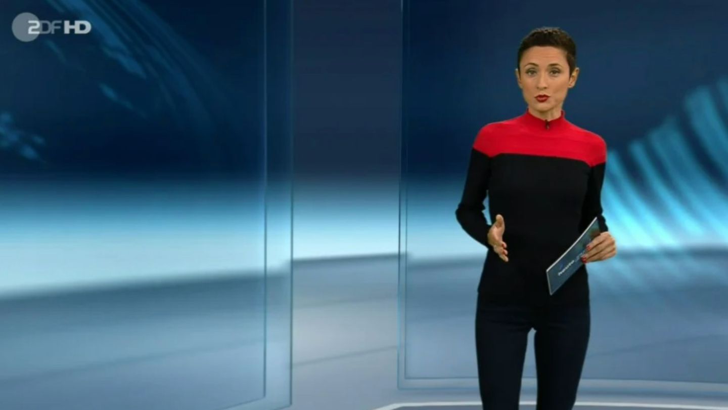 "Heute Journal Update": "Beam me up, Nazan": ZDF-Journalistin moderiert im Star-Trek-Outfit
