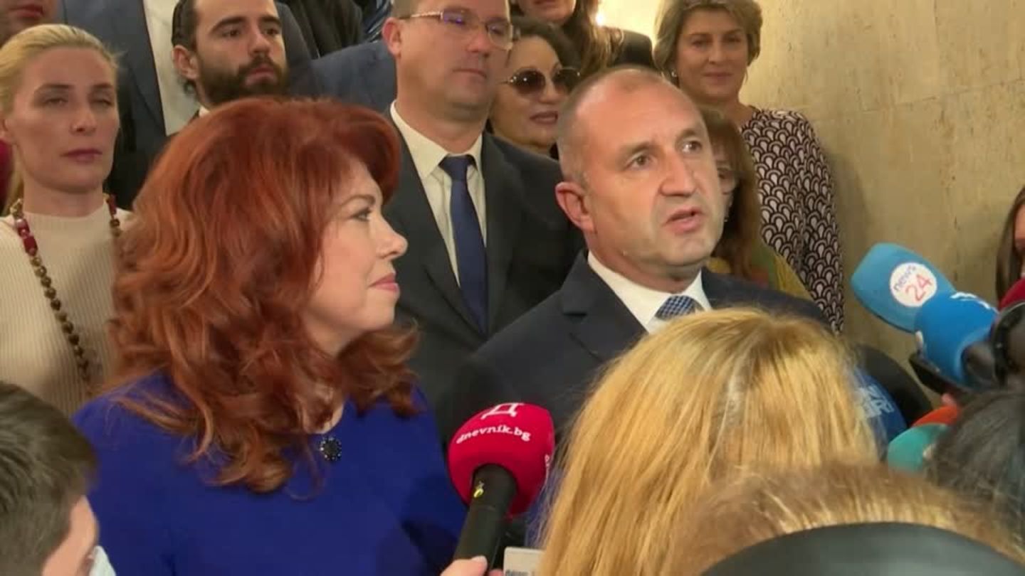Video: Präsident Radew in Bulgarien vor zweiter Amtszeit