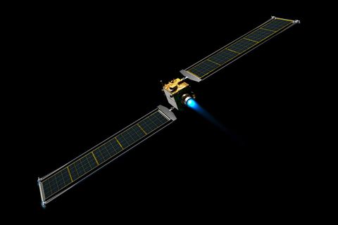 Eine undatierte grafische Darstellung zeigt die Nasa-Sonde für die Mission «Dart» 