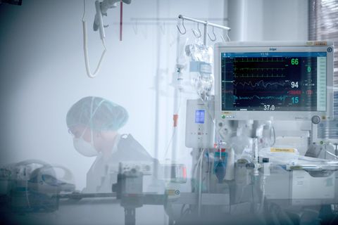 Corona-Patient auf Intensivstation
