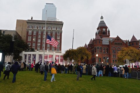 Der Dealey Plaza in Dallas