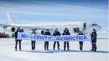 A340 landet in Antarktis