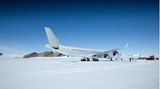A340 landet in Antarktis