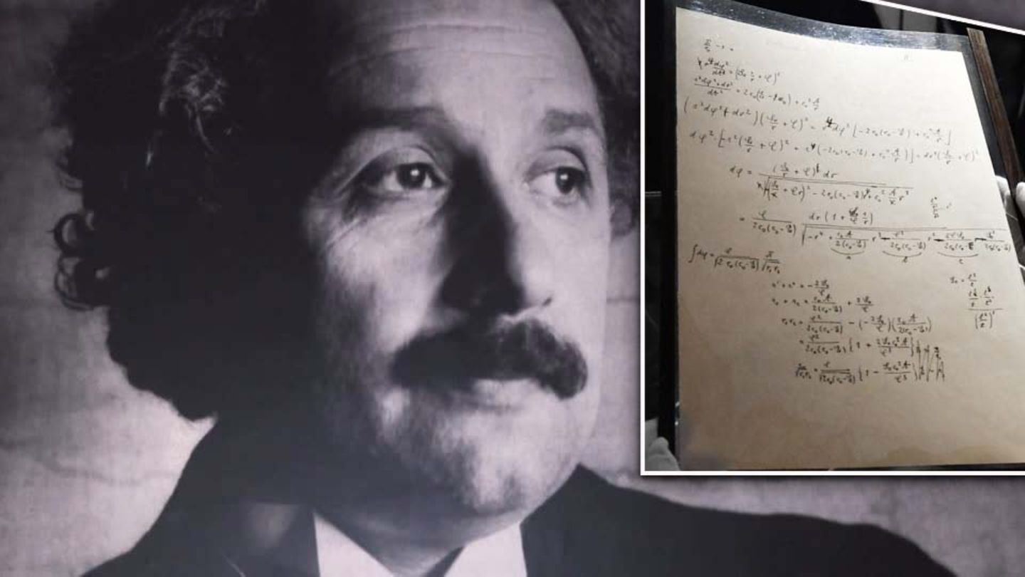 Einstein manuscript on relativity theory under the hammer (video)