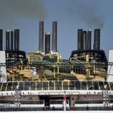 Schornsteine der "MSC Virtuosa"