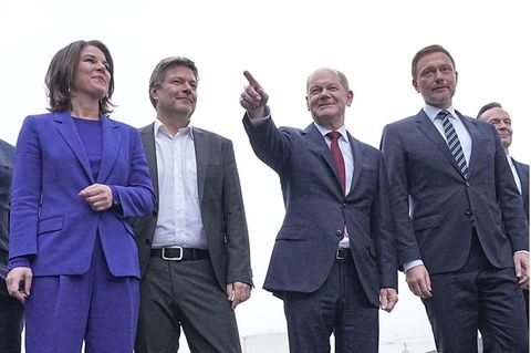 Olaf Scholz und die anderen von der Ampel-Koalition