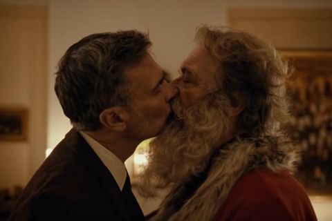 Harry kann endlich seinen Schwarm, den Weihnachtsmann, küssen 