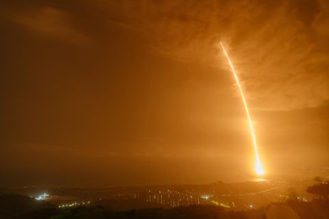 Die Rakete wurde vom Wenchang Space Center aus gestartet.