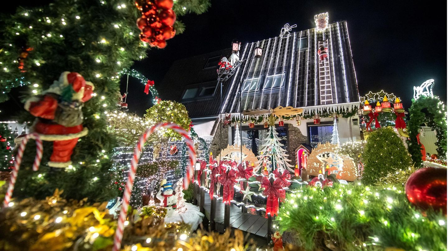 Das sind die schönsten und buntesten Weihnachtshäuser Deutschlands