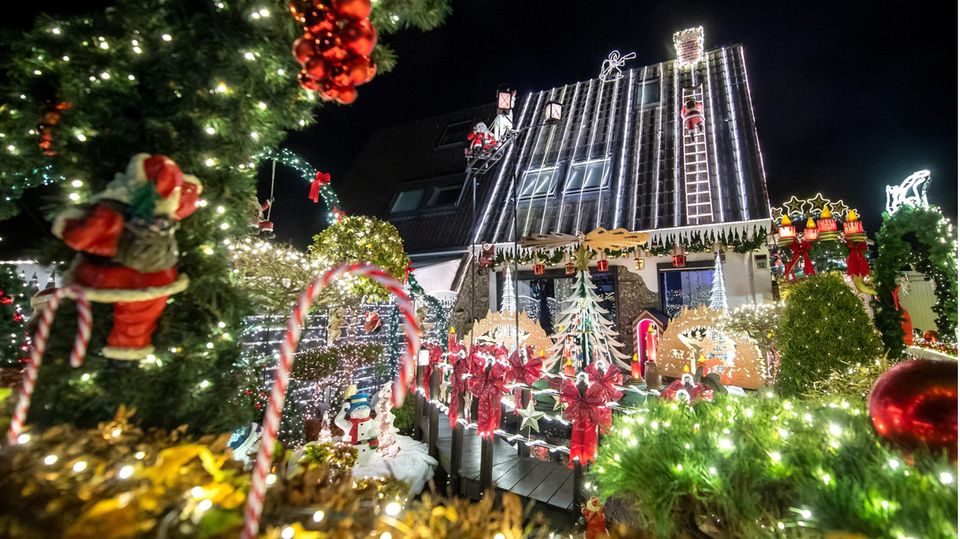 Lichterzauber: Das sind die schönsten und buntesten Weihnachtshäuser Deutschlands
