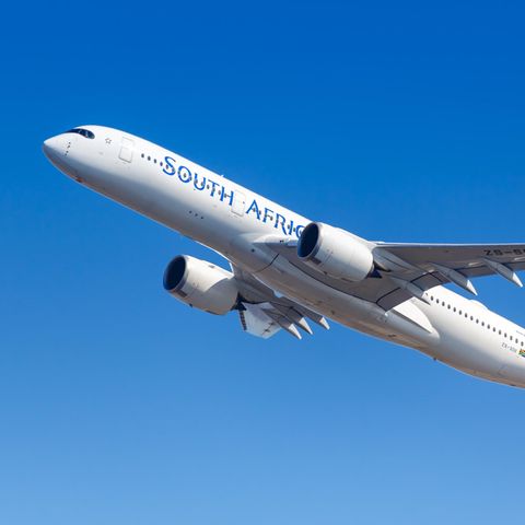 Ein Airbus A350-900 Flugzeug der South African Airways