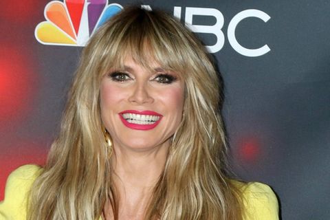 Heidi Klum feiert mit.