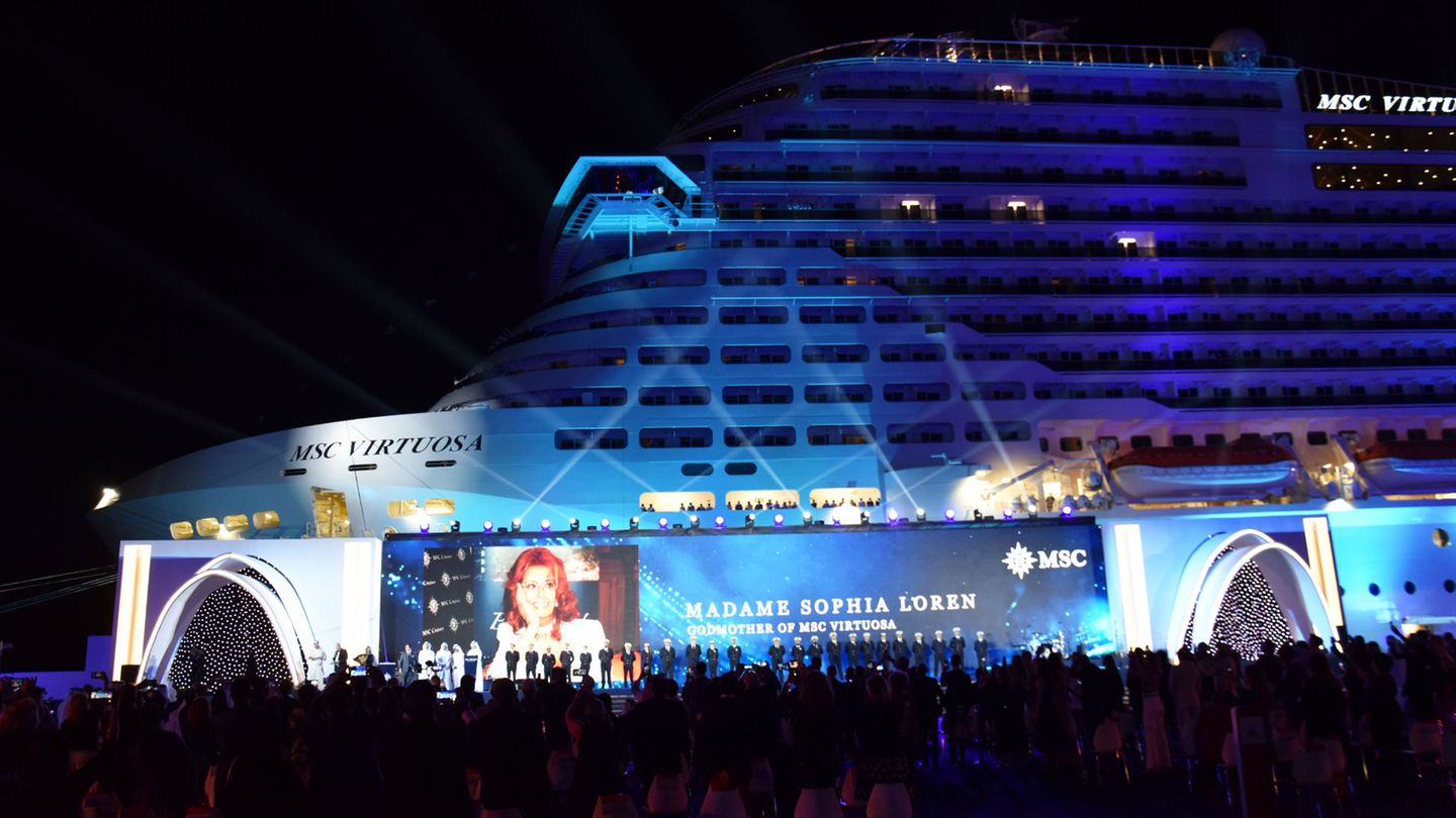 Schiffstaufe MSC Virtuosa in Dubai