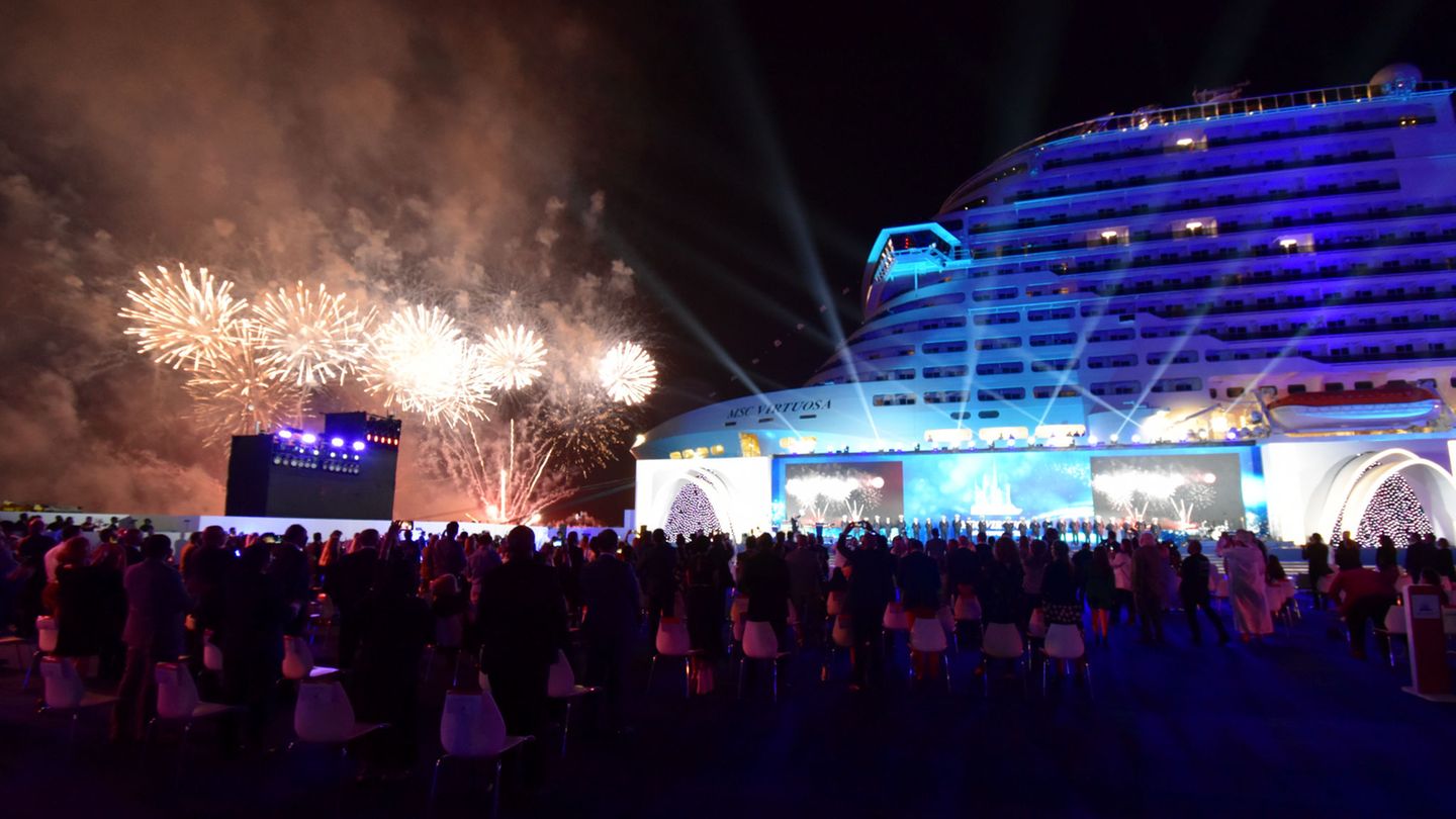 Schiffstaufe MSC Virtuosa in Dubai Schiffstaufe MSC Virtuosa in Dubai