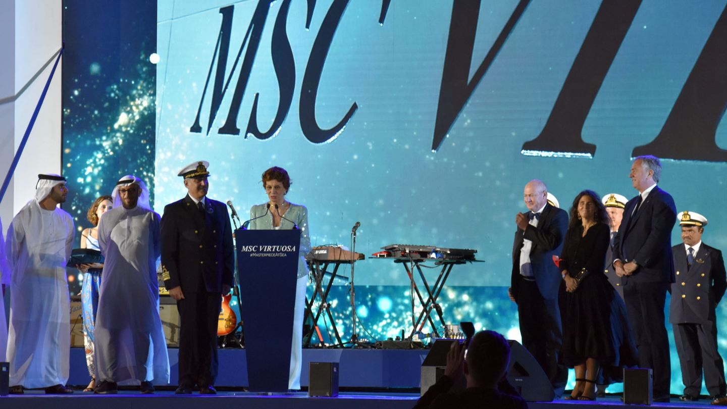 Schiffstaufe MSC Virtuosa in Dubai