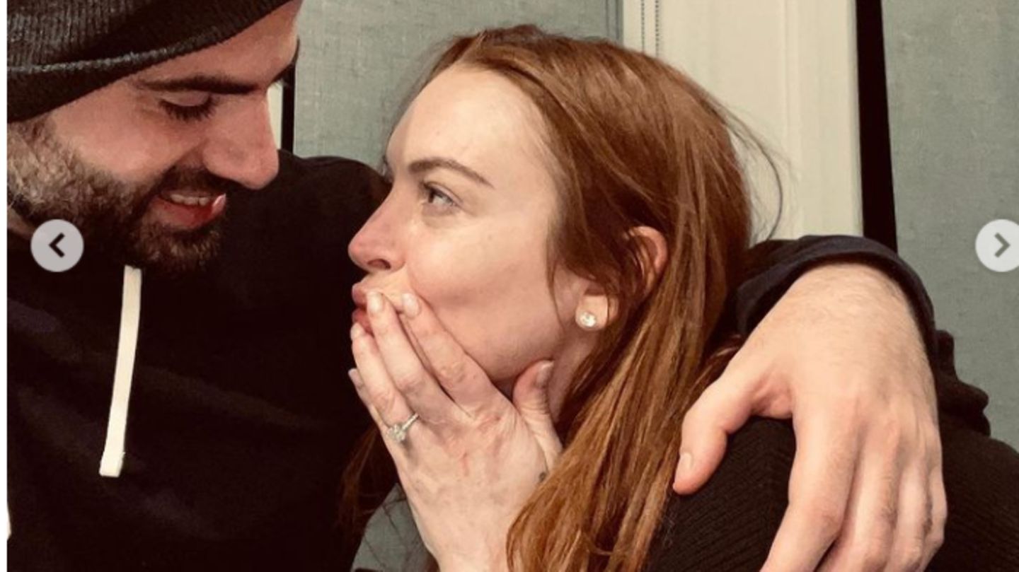 Lindsay Lohan teilte die Nachricht auf Instagram