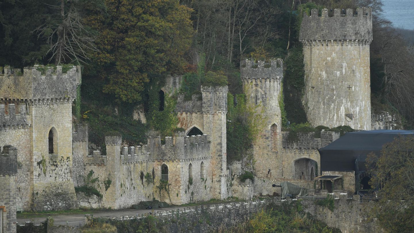 Schloss Gwrych in Wales ist Drehkulisse für das britische Dschungelcamp