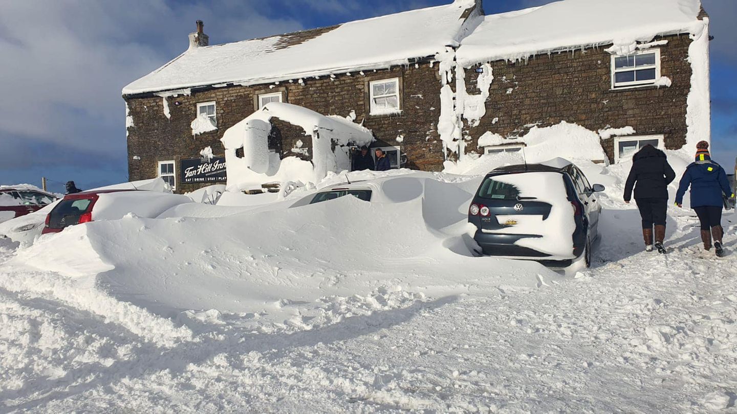 Der Ort der unfreiwilligen Drei-Tage-Party in dem englischen Mittelgebirge Pennines