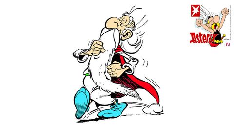 Miraculix aus den Asterix-Comics