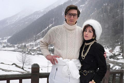 Lady Gaga mit Adam Driver als Maurizio und Patrizia Gucci