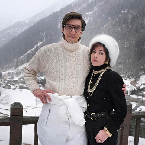 Lady Gaga mit Adam Driver als Maurizio und Patrizia Gucci