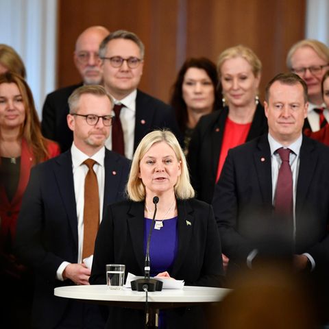 Magdalena Andersson (M), Ministerpräsidentin von Schweden