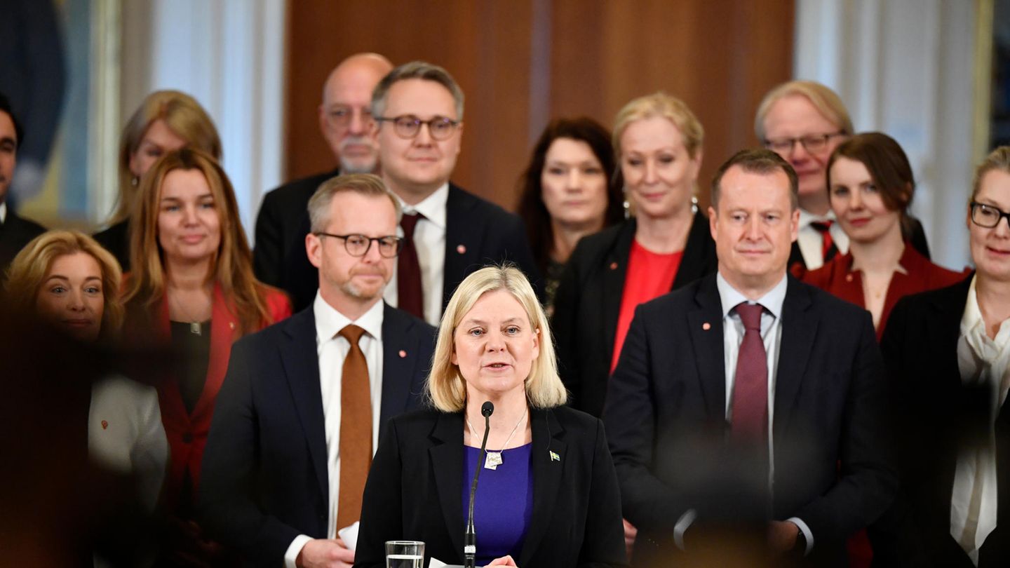 Magdalena Andersson (M), Ministerpräsidentin von Schweden